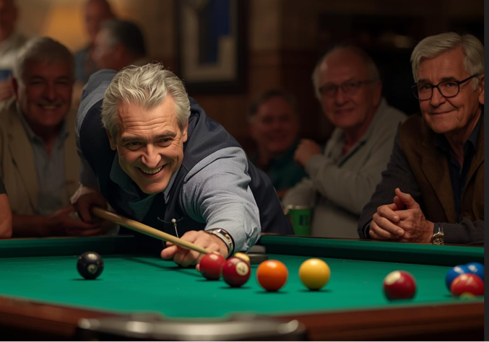 Activité 100% hommes : Partie amicale de billard
